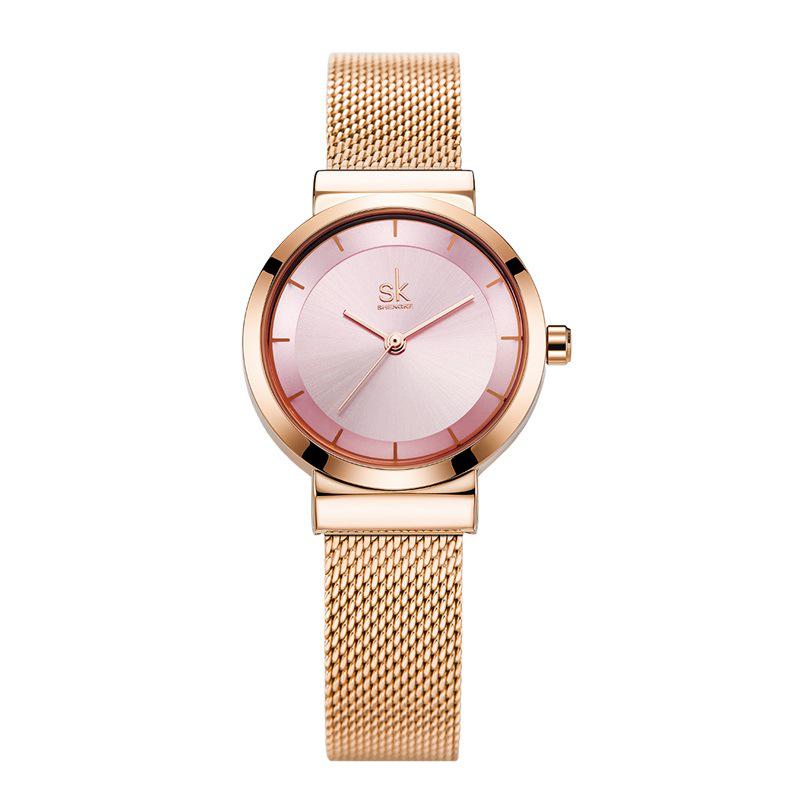 SK Women s Mesh Band Fashion Watch – Stylish, High-End Wristwatch