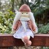 BlissfulPixie Waldorf Doll Handmade Doll Genesis 30cm Soft Girl Cute Stuffed Animal Best Doll for Kids -