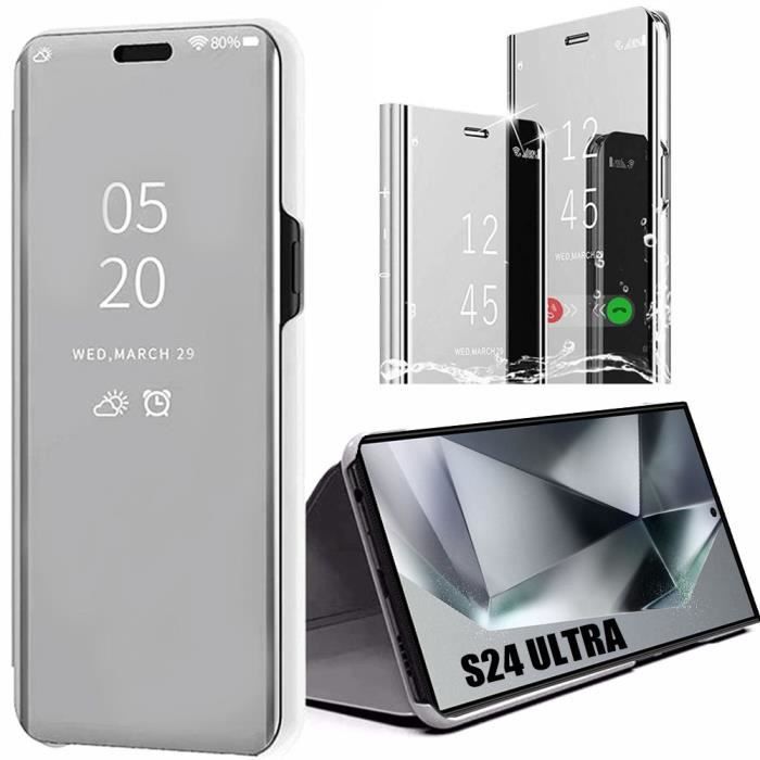 Coque - Samsung - Galaxy S24 Ultra - Argenté - Protection 360 - Élégante