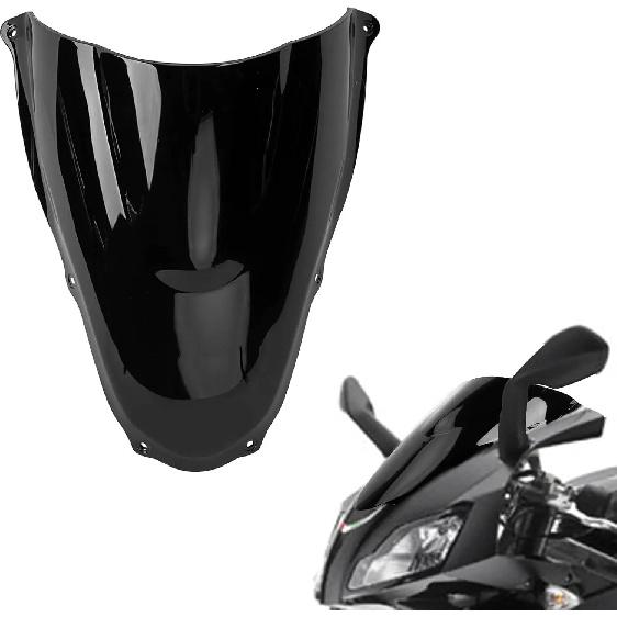 Motorcycle Windshield Windscreen Wind Deflector Front Flyscreen Double Bubble for RS125 2006 2010 2007 2008 2009