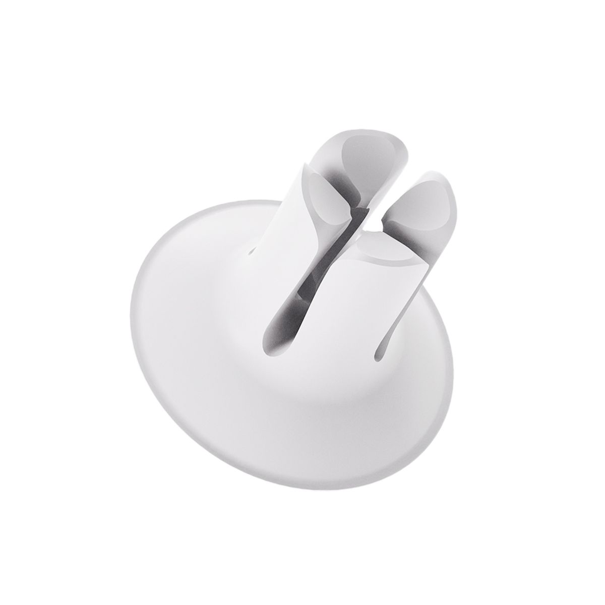 Radius DOC Pastel White 1 Piece Toothbrush Holder Hanger