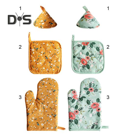 Heat Resistant Oven Glove Anti Skid Soft Safe Pot Cap Kitchen Tools