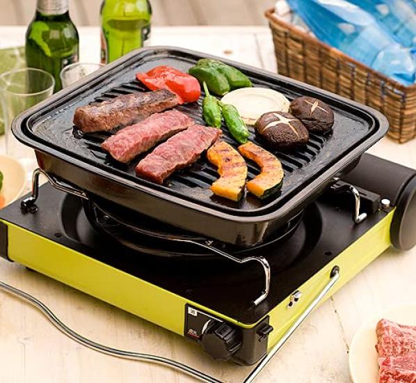 Iwatani Yakiniku Grill with Auxiliary Handle CB-A-YKG