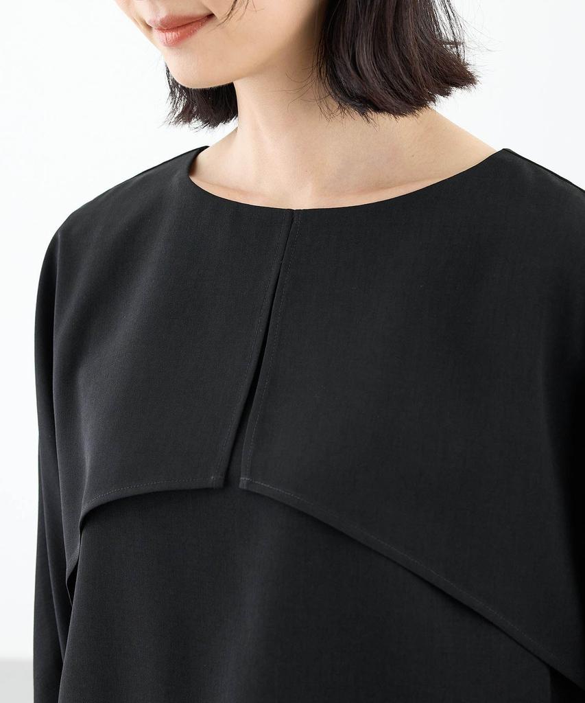 AC by Alpha Cubic Cape Design Blouse Touch UV Size Black Bi-Motion [Cooling & Protection] Women's 353786,
