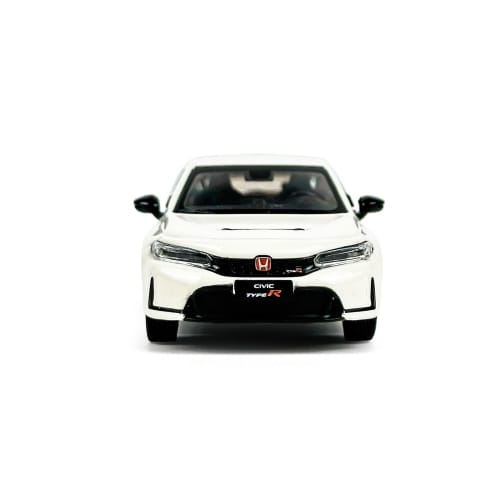 PAUDI MODEL 1/64 scale 2023 Honda Civic TYPE-R FL5 diecast model car, white, mini size