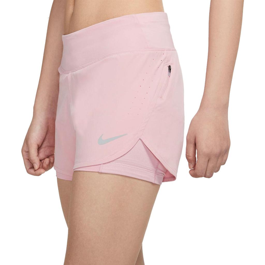 New Nike Eclipse 2 in 1 Running Training Sports Woven Shorts Pink CZ9571-630