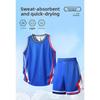 Men's Outdoor Basketball Training Sports Loose and Comfortable Set Summer Fashion Trend Sports Vest Five Point Shorts Set