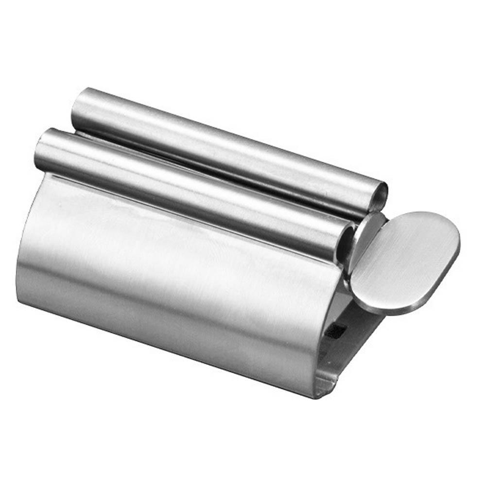 Portable Toothpaste Squeezer Tube Manual Rolling Toothpaste Dispenser Stainless Steel Durable Cosmetic Rotate Dispenser