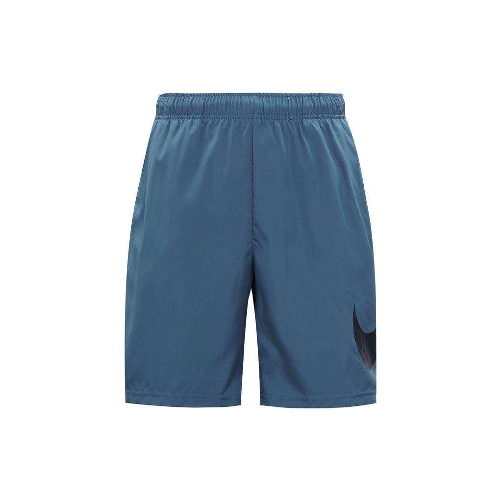 Nike Flex Logo Print Woven Training Shorts Men Bottoms Deep-Ocean-Blue CZ6371-469