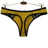 Cotton Women G-String Sexy Thong Transparent Lace Patchwork Briefs Intimates 6 Pcs/set