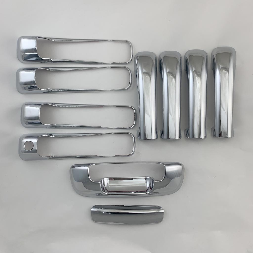 New Car ABS Chrome Accessories Plated Door Handle Bowl Cover Trim 2005 - 2018 For DURANGO Dodge DAKOTA RAM 1500 2500 3500
