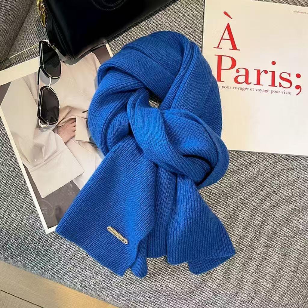 Korean Style Thickened Woolen Elk Scarf - Women's Versatile Winter Snood