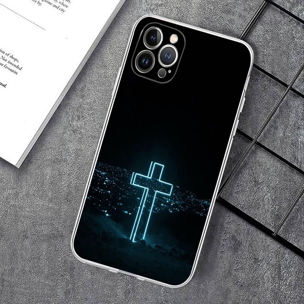Faith Christian Religious Jesus Art Phone Case For IPhone 15 14 11 12 13 Mini Pro XS Max Cover 6 7 8 Plus X XR SE 2020 Shell