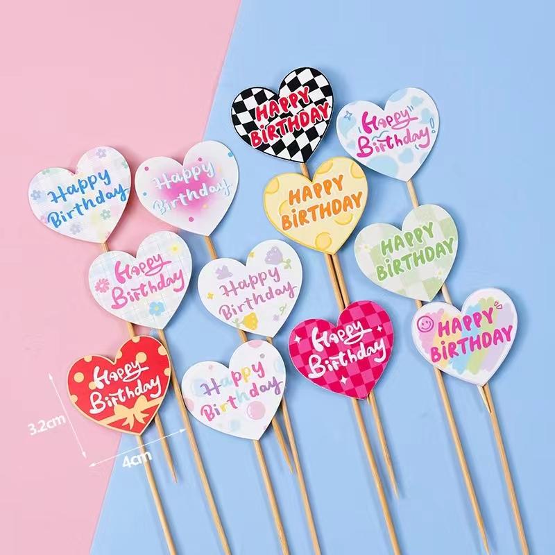 Sushi Cartoon Cupcake Toppers - Cute Mini Dessert Cards for Children's Day & Birthday Decorations