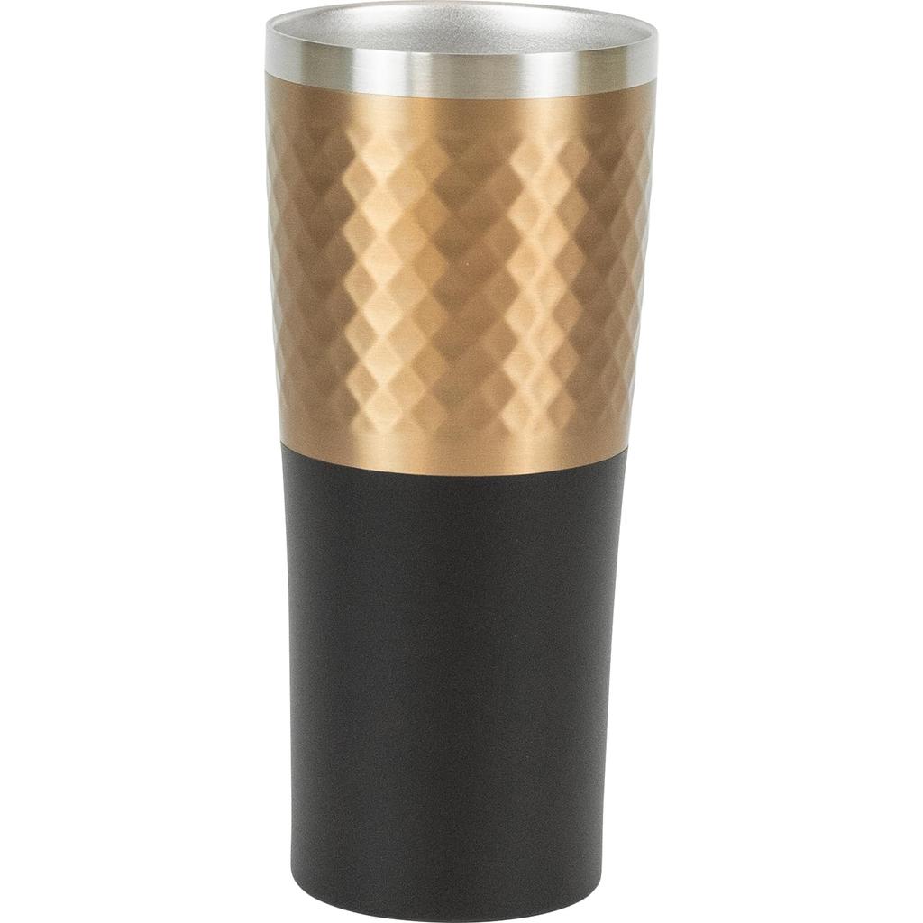 Wahei Freiz Vacuum Insulated Tumbler 430ml Copper - Keeps Drinks Hot or Cold for Extended Periods, Condensation-resistant, Fortec RH-1764