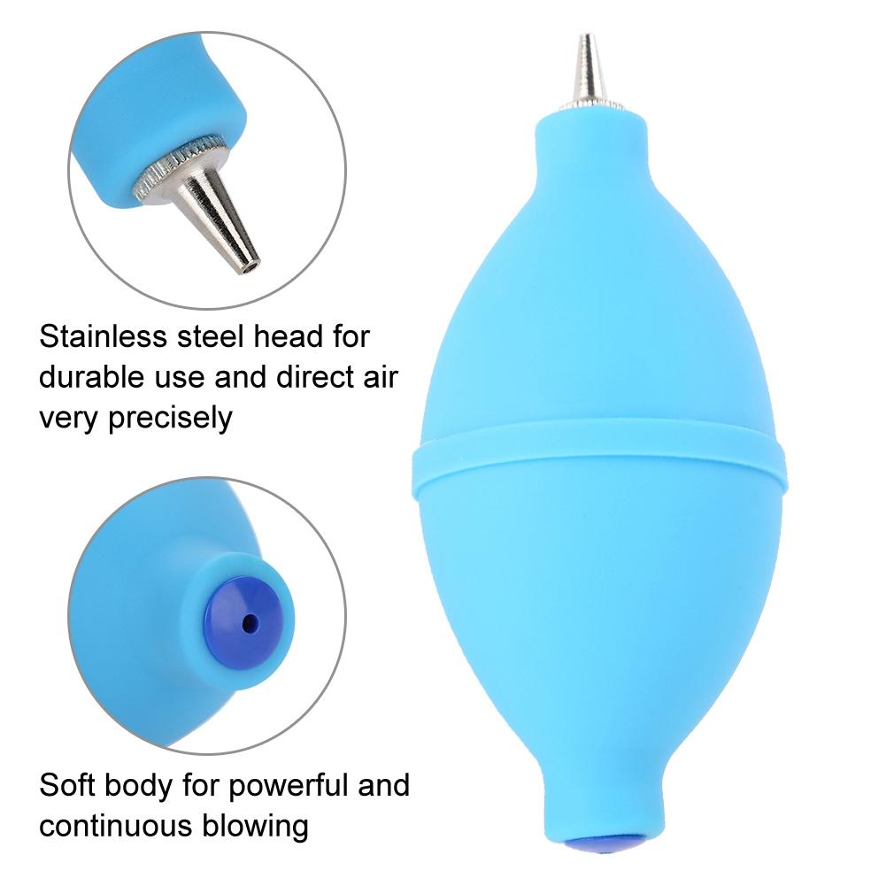 Gummi Staub Luftbläser Pumpe Reiniger Werkzeug für Digitalkamera Objektiv Filter Uhr Reinigung (blau)