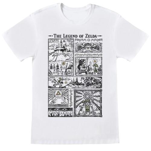 Nintendo Unisex Dospělé Kresby Tričko Legend Of Zelda