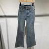 2025 Spring Women's High Waist Slimming Micro Flare Jeans