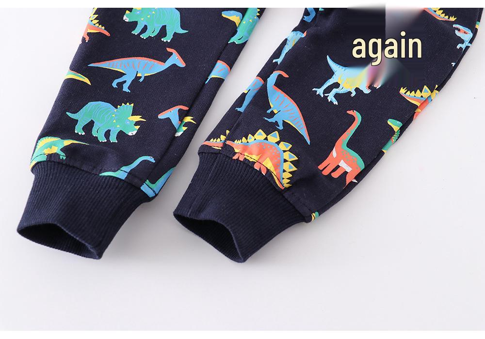 Children's Cotton Sweatpants - European/American Style, Kids Autumn/Winter Trousers