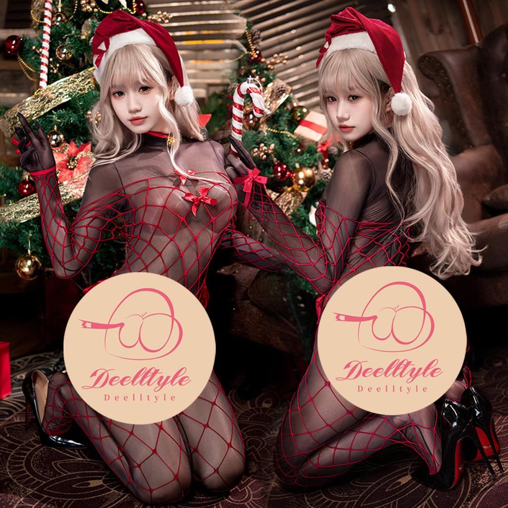 Sexy Santa Baby Sexy Full Body Santa New Cosplay Costume [Deelltyle] Cosplay, Doll, Lingerie, Women's, Sheer, Chest, Sexy, Cute, Tempting, Extreme,