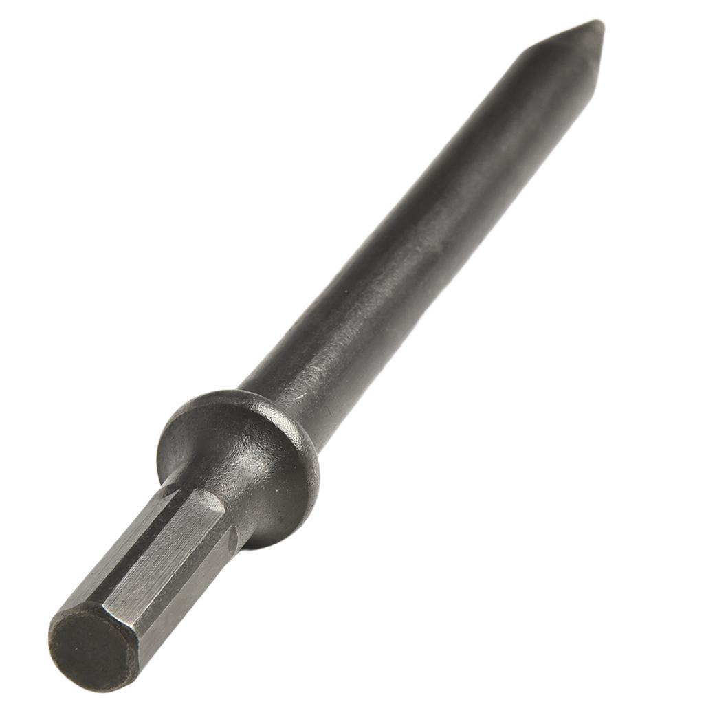 175*12mm Total Length*Head Dia. Hexagonal Shank Chisel Automotive Repair Tool Hexagonal Shank Design Powerful Blows