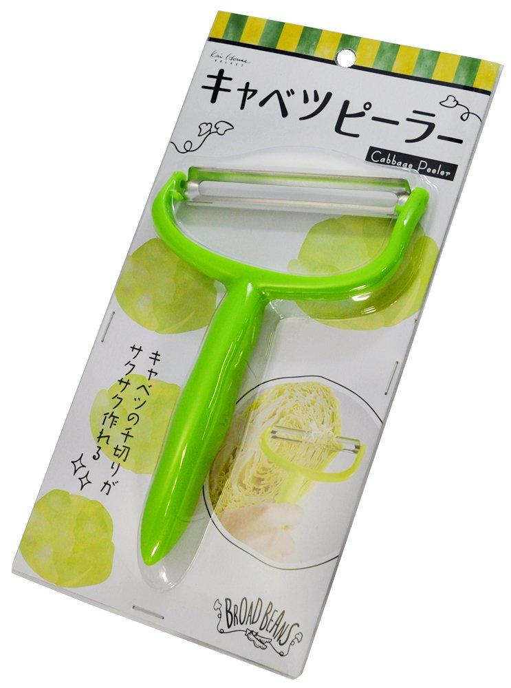 KAI Broad Beans Cabbage Peeler DH2626 Cuts Crisply -
