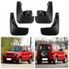 Mudguards Mudflaps With Hardware Kits Compatible For Jimny 2005-2018, Mud Guards Splash Guards Tire Protector Replacement, Vehicle Sediment Protection
