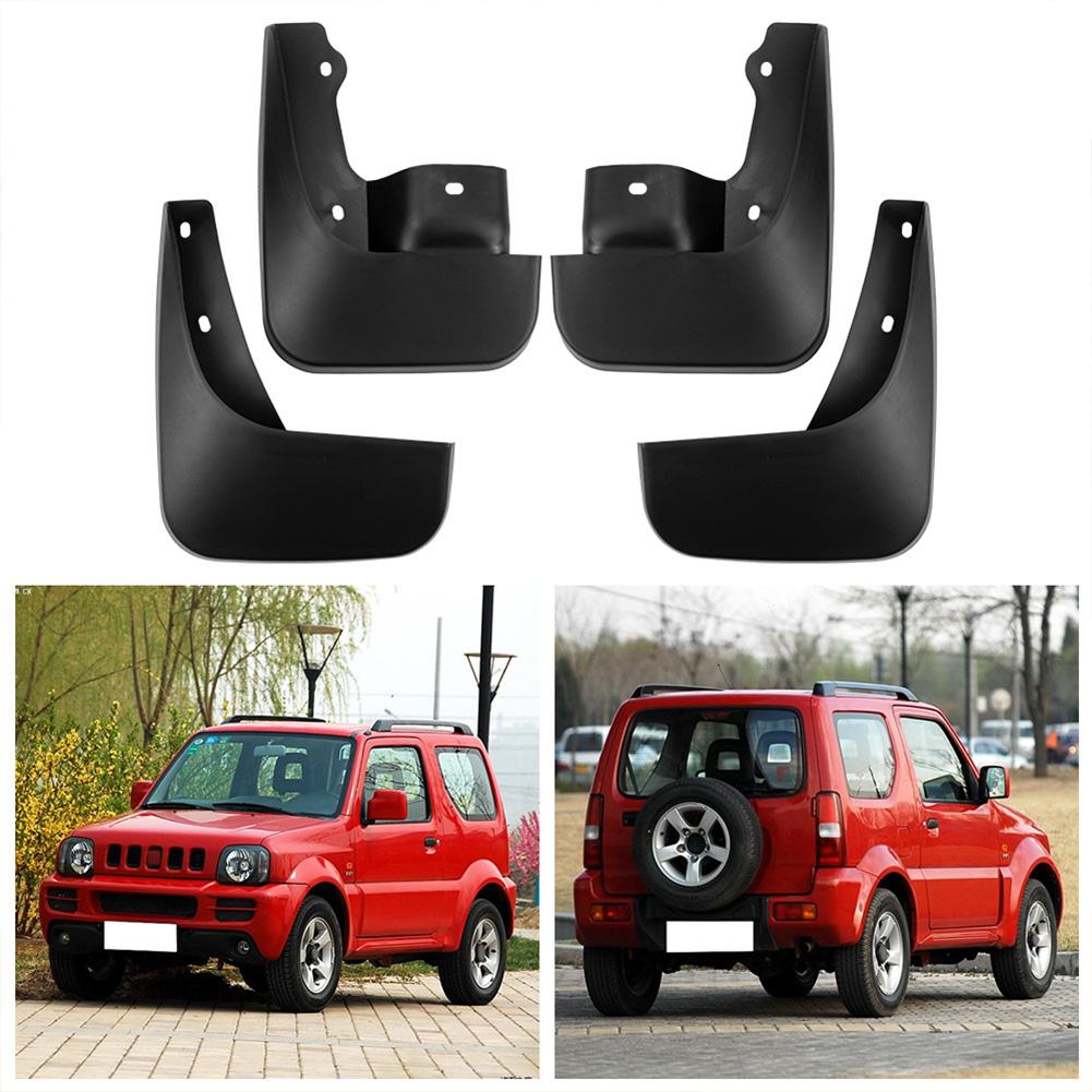 Mudguards Mudflaps With Hardware Kits Compatible For Jimny 2005-2018, Mud Guards Splash Guards Tire Protector Replacement, Vehicle Sediment Protection