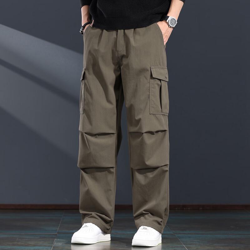 Men's Loose Straight Fit Workwear Cargo Pants