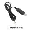 5V To 4.2V 8.4V 12.6V Line Charging Cable USB 5V To 5521 Power Supply Adapter Cable for 18650 Lithium Battery Pack
