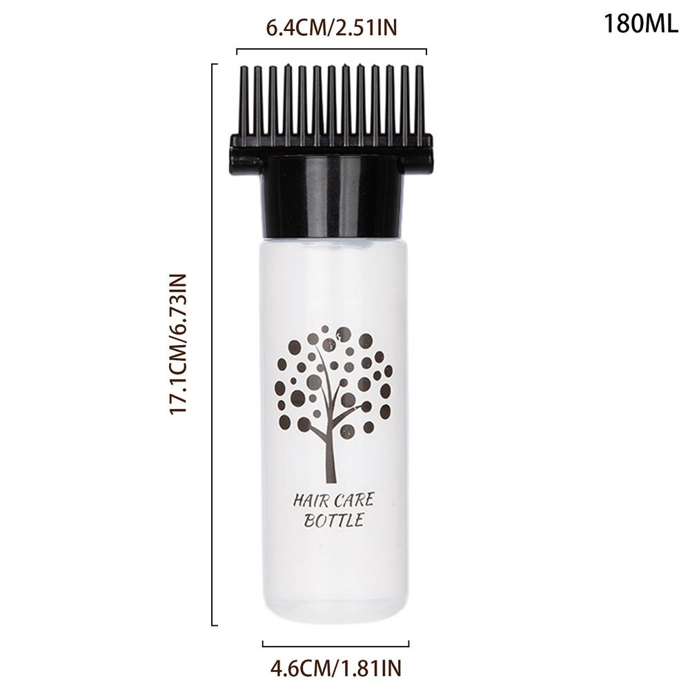 

180 мл аппликатор для краски для волос, распылитель масла для волос, бутылка масла для инструментов для укладки волос, аксессуары, расческа для корней, бутылка-аппликатор