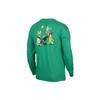 Nike T Shirts Men's Green Crew Neck Moderate Straight Fit FN0253-324