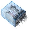 Coil Power Relay Switching on Off Circuit 4 Normally Close MY4NJ Coil Power Relay  Voltage To DC220V with Base for Daily Use