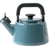 Fujihoro Whistling Kettle IH Compatible Cotton 2.1L Smoke Blue CTN-2.1WK.SB