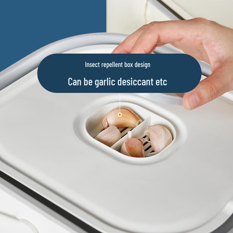 Tragbarer Reisspeicherbehälter