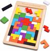 Wooden Tetris Blocks 3D Montessori Eco Wood Puzzle