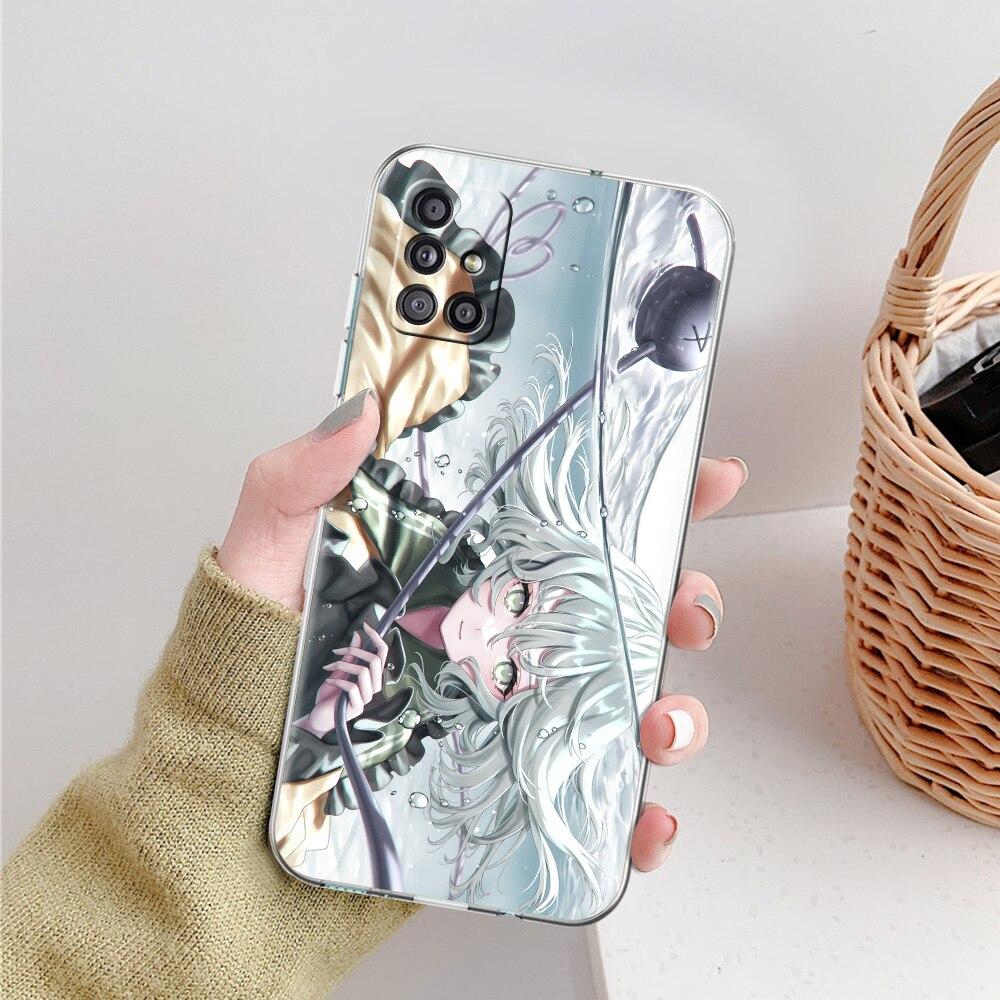 Anime TouHou Project Girl Phone Case For Samsung Galaxy A51 A71 A21S A12 A11 A31 A41 A52 A32 5G A72 A01 A50 A70 Soft Clear Cover