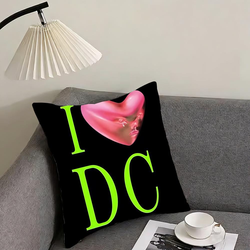 Band F-Fontaines D C Romance Cushion Cover Reversible Plush Pillow Cover – For car, sofa, bedroom, perfect as a gift.