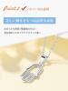 Collana Hamsa 925 Argento Mano di Fatima Ciondolo Amuleto Amuleto Medio Oriente [Suplight] Donna