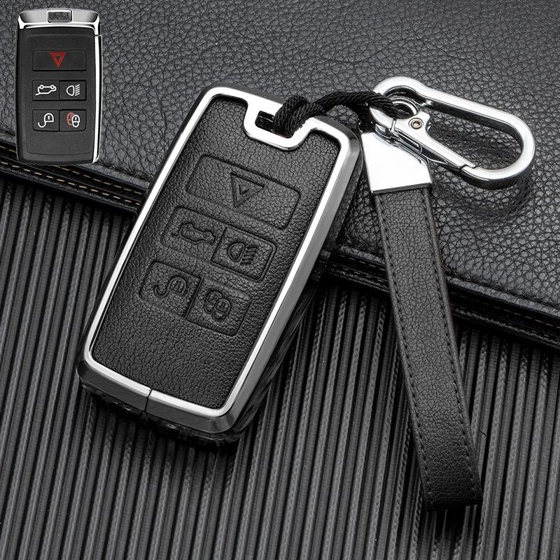 Zinc Alloy Car Remote Key Case Cover Shell Fob for Land Rover Range Rover Evoque Discovery Sport Velar for Jaguar XE E-PACE XF