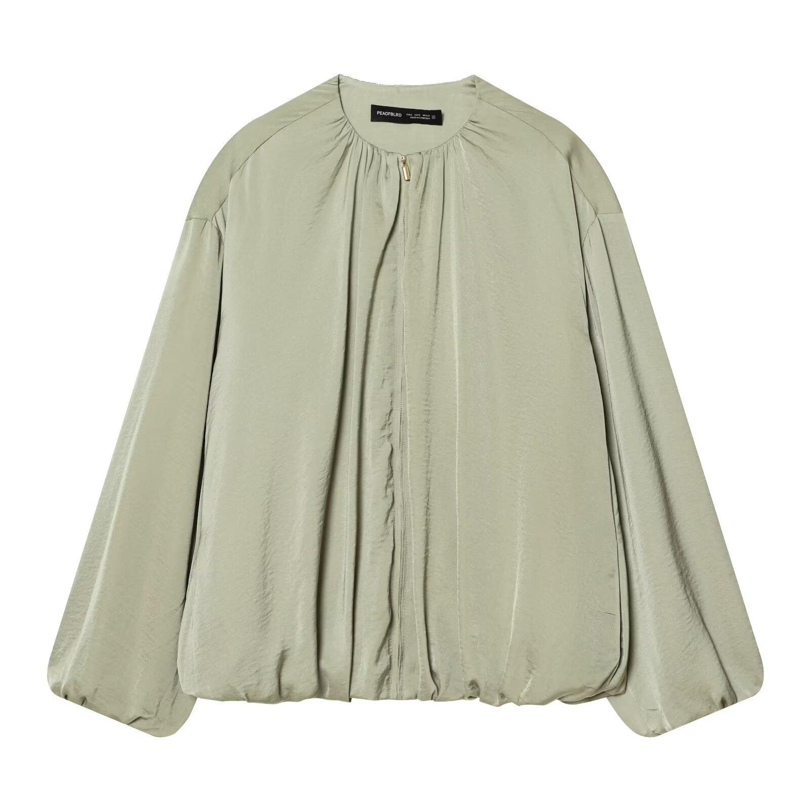 New, fluffy and elegant bomber jacket