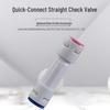 Quick Connect One-Way Check Valve Water Purifier with 1/4-inch Port