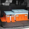 2Pc Car Back Auto Trunk Fixed Rack Holder Stand Shake-Proof Organizer Fence Storage Holder Adjustable Distance Storage Box Fixer