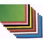 Coupon feutrine - Assorti - 45x50 cm - Paquet de 12 - 100% Viscose - Non adhésif