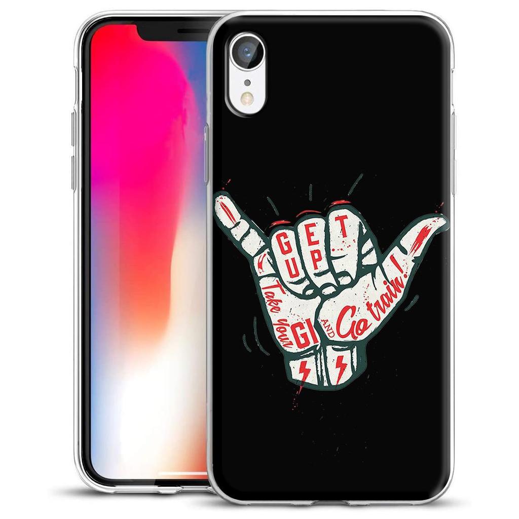 Judo Jiu Jitsu BJJ silikonové pouzdro pro Apple iPhone 12 Mini 11 Pro SE XS X XR Max 8 7 6S 6 Plus 5S