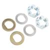 Spindle Nut and Washer Kit K7133500 Accurate Thread Excellent Sealing Replacement for EZ Lube Axles