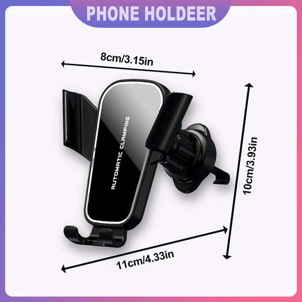 Car Phone Holder Car Air Vent Clip Mount Mobile Cell Stand Smartphone GPS Support For 5-7 Inch Mobile Devices Car accessories