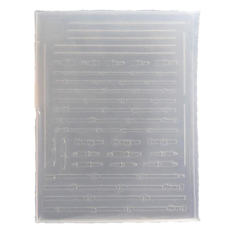 3D Nail Art Mold with Variety of Patterns Template Carving Sticker Stencil Tools Moulds for Nail Enthusiasts and Salons