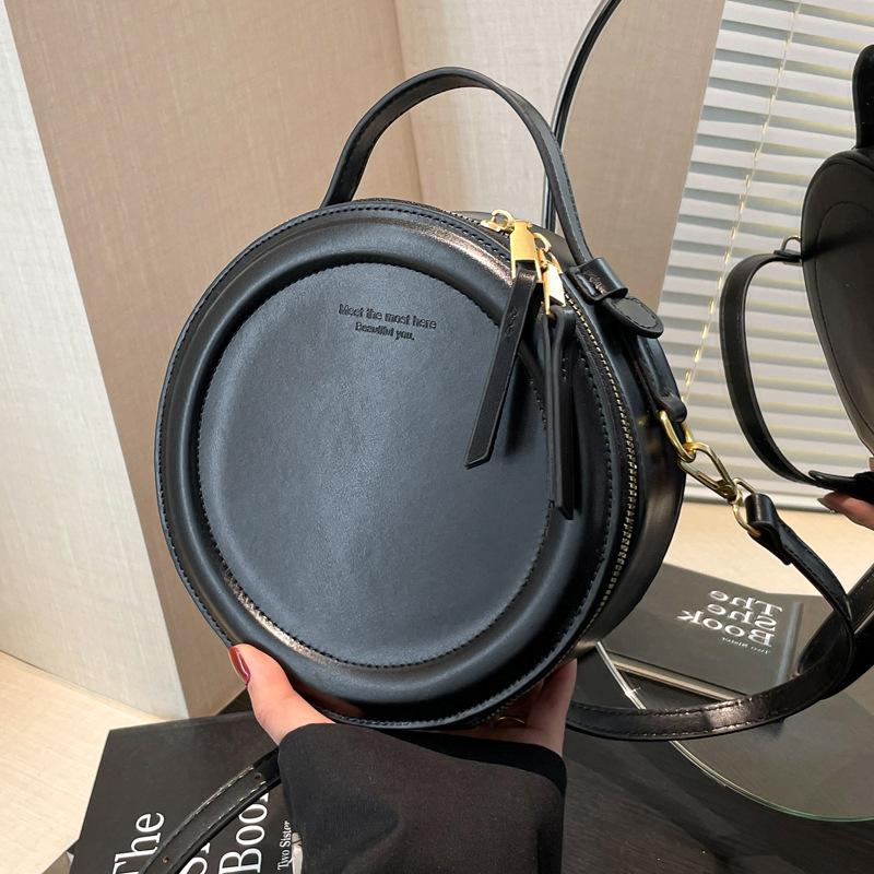 This year's popular bag women's 2025 new trendy summer fashion portable small round bag niche popular versatile messenger bag