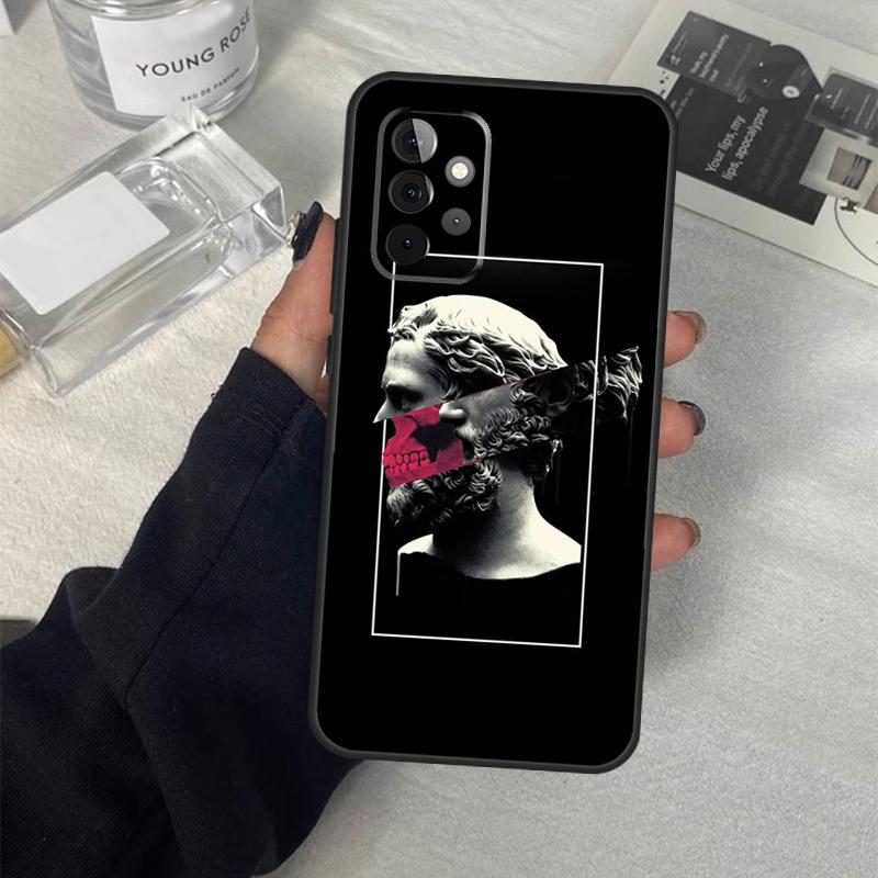 

Greek Aesthetics Plaster statue Case For Samsung Galaxy A14 A24 A34 A54 A51 A71 A13 A23 A33 A53 A73 A12 A22 A32 A52 Coque Samsung A11